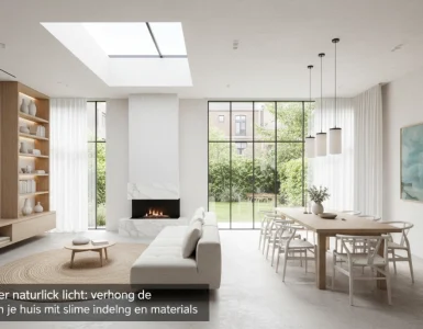 Maximaliseer natuurlijk licht met slimme indeling en materialen in huis